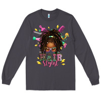 Smoke afro locs hair stylist messy bun tbw Long Sleeve Tee - texasbilliewilder