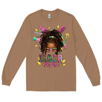 Toasted Coconut afro locs hair stylist messy bun tbw Long Sleeve Tee - texasbilliewilder