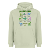 Matcha god says i am dinosaurs Heavyweight Hoodie - JahusDesignShop