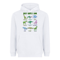 White god says i am dinosaurs Heavyweight Hoodie - JahusDesignShop