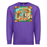 Purple i think i love fall most of all tumbler Premium Sweatshirt - BundleAndBundleShop