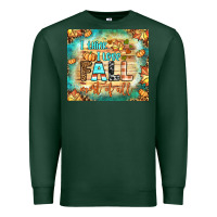Sports Green i think i love fall most of all tumbler Premium Sweatshirt - BundleAndBundleShop