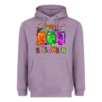 Lavender happy halloween jars and horror Heavyweight Hoodie - AdoDesignShop