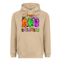 Mushroom happy halloween jars and horror Heavyweight Hoodie - AdoDesignShop
