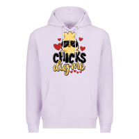Lilac chicks dig me Premium Hoodie - MaliasSmallBusiness