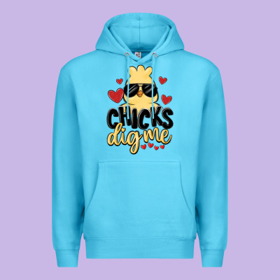 Chicks Dig Me Premium Hoodie Designed By Maliassmallbusiness