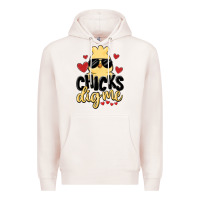 Pale Pink chicks dig me Premium Hoodie - MaliasSmallBusiness