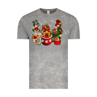Cloud Rock Christmas coffee gnome Vintage Tee - BarkalooDesign