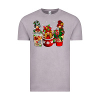 Vintage Zinc Christmas coffee gnome Vintage Tee - BarkalooDesign
