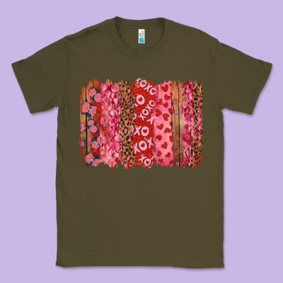 Valentine's Day Xoxo Brushstroke Classic Tee Designed By Ranaportraitstore