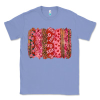 Colony Blue valentine's day xoxo brushstroke Classic Tee - RanaPortraitStore