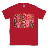 Red valentine's day xoxo brushstroke Classic Tee - RanaPortraitStore