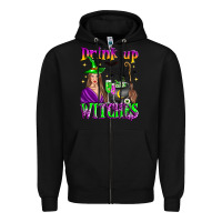 Black drink up witches Zipper Hoodie - Zillion Design Studio