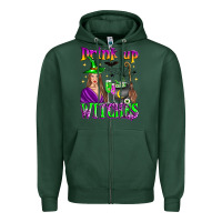 Sports Green drink up witches Zipper Hoodie - Zillion Design Studio