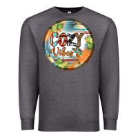 Charcoal Heather cozy vibes earrings Premium Sweatshirt - BundleAndBundleShop