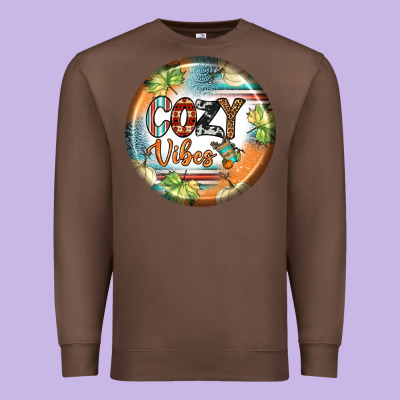 Cozy Vibes Earrings Premium Sweatshirt Designed By Bundleandbundleshop