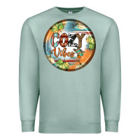 Seafoam cozy vibes earrings Premium Sweatshirt - BundleAndBundleShop
