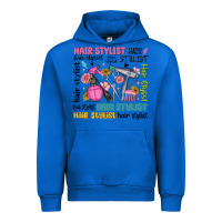 Cobalt hair stylist typography Urban Hoodie - MaliasSmallBusiness