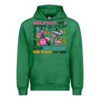 Emerald hair stylist typography Urban Hoodie - MaliasSmallBusiness