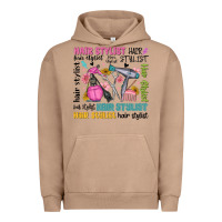 Pigment Burro hair stylist typography Urban Hoodie - MaliasSmallBusiness