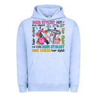 Pigment Grape Ice hair stylist typography Urban Hoodie - MaliasSmallBusiness