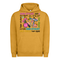 Pigment Peanut Butter hair stylist typography Urban Hoodie - MaliasSmallBusiness