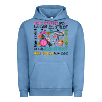 Hair Stylist Typography Urban Hoodie | Teevron