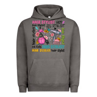 Pigment Tornado hair stylist typography Urban Hoodie - MaliasSmallBusiness