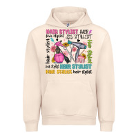 Sandshell hair stylist typography Urban Hoodie - MaliasSmallBusiness