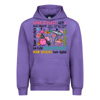 Tulip hair stylist typography Urban Hoodie - MaliasSmallBusiness