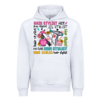 White hair stylist typography Urban Hoodie - MaliasSmallBusiness