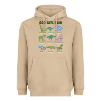 Mushroom god says i am dinosaurs Heavyweight Hoodie - JahusDesignShop