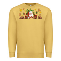 Antique Gold Christmas feeling jolly santa Premium Sweatshirt - Artiststas