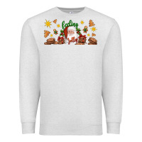 Oatmeal Heather Christmas feeling jolly santa Premium Sweatshirt - Artiststas