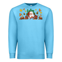 Ocean Blue Christmas feeling jolly santa Premium Sweatshirt - Artiststas