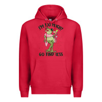 Cardinal i'm too much go find less boujee frog Premium Hoodie - MaliasSmallBusiness