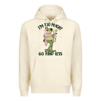 Sandshell i'm too much go find less boujee frog Premium Hoodie - MaliasSmallBusiness