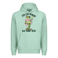 Seafoam i'm too much go find less boujee frog Premium Hoodie - MaliasSmallBusiness