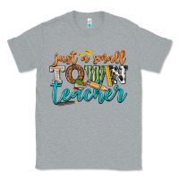 Heather Grey just a small town teacher Classic Tee - texasbilliewilder