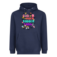 Navy god is bigger design Heavyweight Hoodie - JahusDesignShop