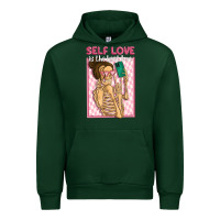 Forest Green self love is the best love Urban Hoodie - MaliasSmallBusiness