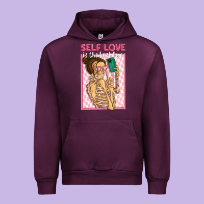 Self Love Is The Best Love Urban Hoodie Designed By Maliassmallbusiness