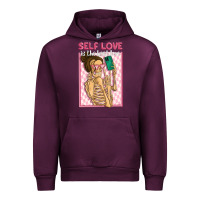 Mauve Wine self love is the best love Urban Hoodie - MaliasSmallBusiness
