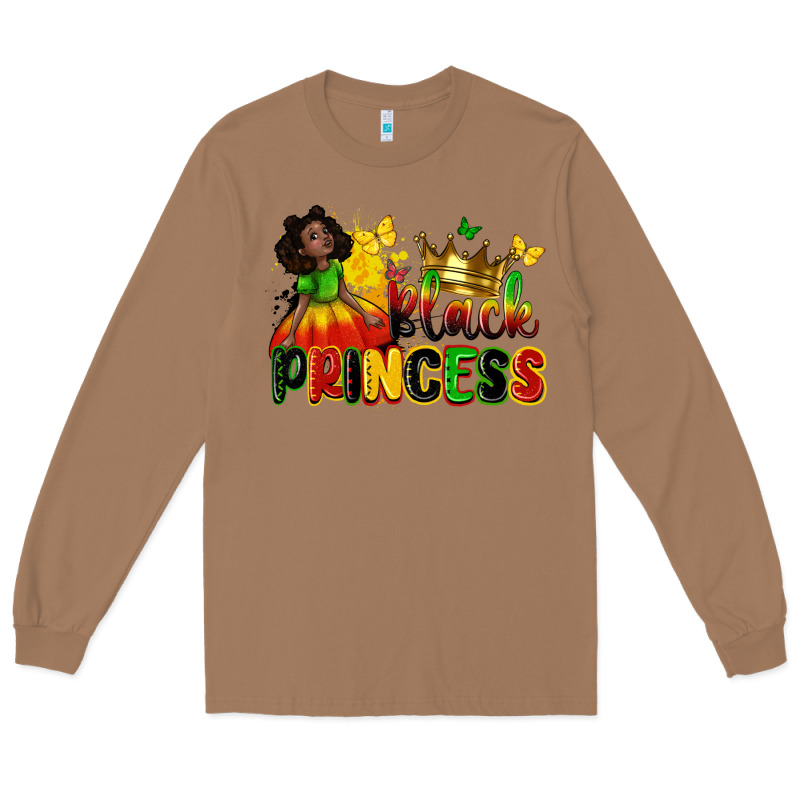 Black Princess Long Sleeve Tee by Zillion Design Studio | Teevron