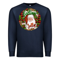 Navy Christmas feeling jolly santa Premium Sweatshirt - Artiststas