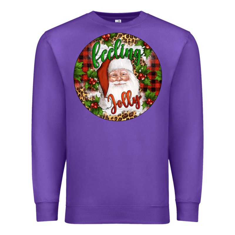 Christmas Feeling Jolly Santa Premium Sweatshirt by Artiststas | Teevron