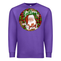 Purple Christmas feeling jolly santa Premium Sweatshirt - Artiststas