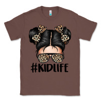 Chestnut kid life leopard messy bun Classic Tee - texasbilliewilder