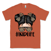 Copper kid life leopard messy bun Classic Tee - texasbilliewilder