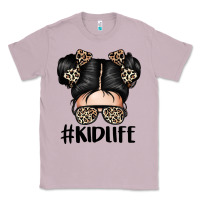 Lilac kid life leopard messy bun Classic Tee - texasbilliewilder